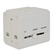 Multi-nation Travel Adapter with USB Charger